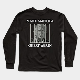 Trump Behind Bars. Long Sleeve T-Shirt